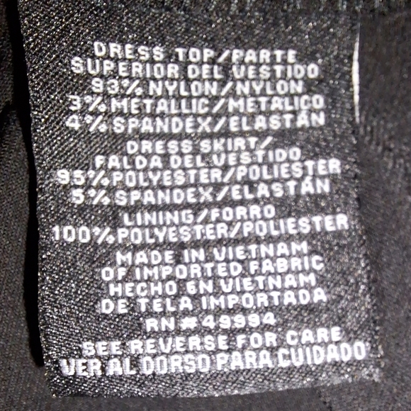 RM Richard Elegant Black and Gold Sleeveless Evening Dress In A 10P. NWT - Picture 7 of 10